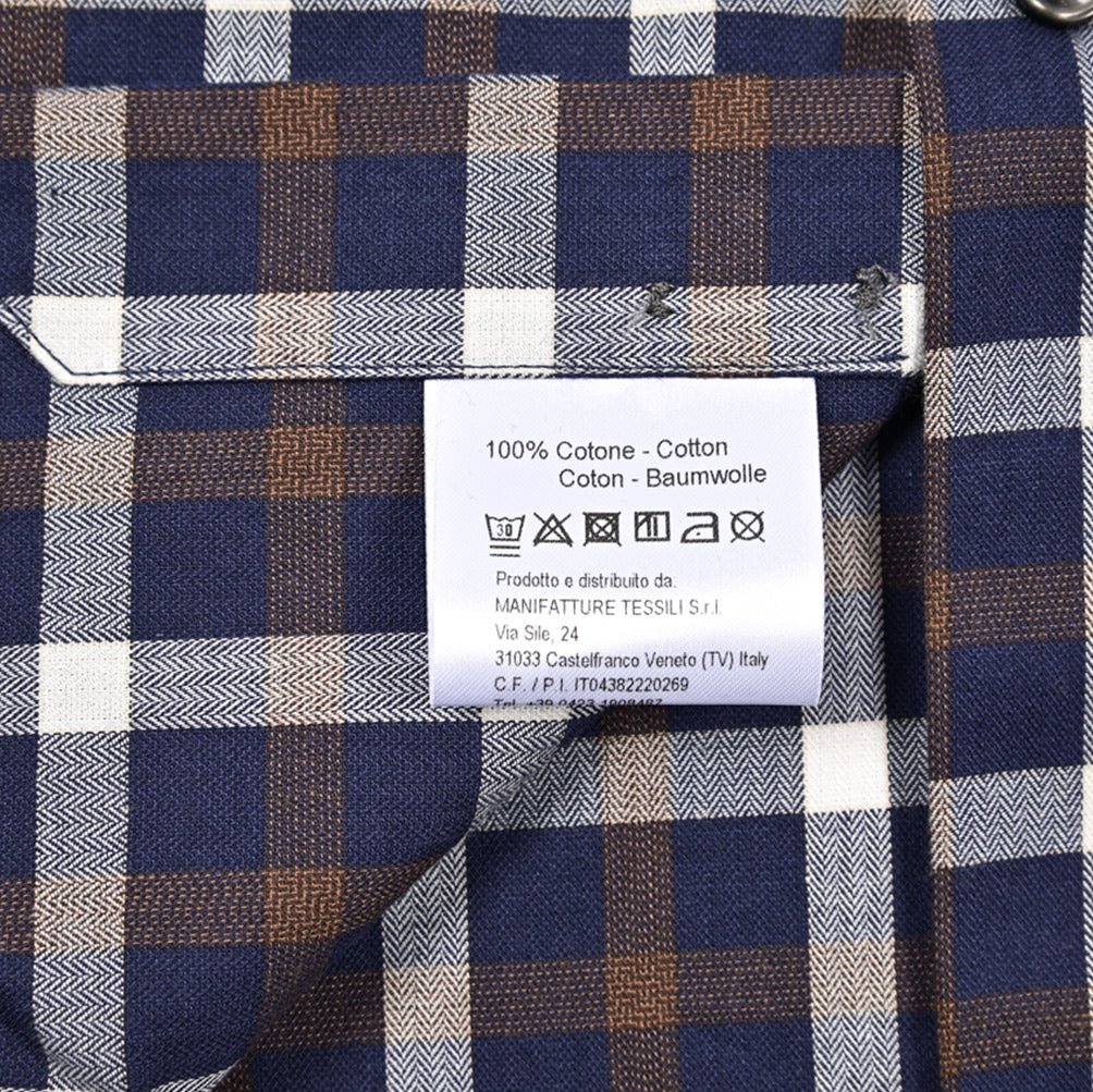 25 - 26AW ORIAN Vintage Classic コットン100% ホリゾンタルカラードレスシャツ｜431760-38｜GUARDAROBA MILANO OFFICIAL STORE