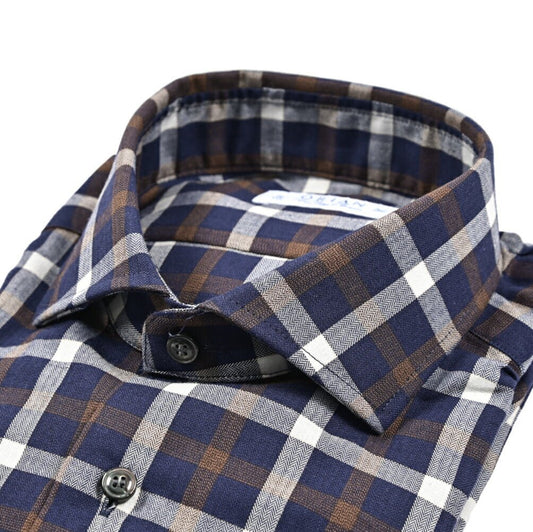 25 - 26AW ORIAN Vintage Classic コットン100% ホリゾンタルカラードレスシャツ｜431760-38｜GUARDAROBA MILANO OFFICIAL STORE