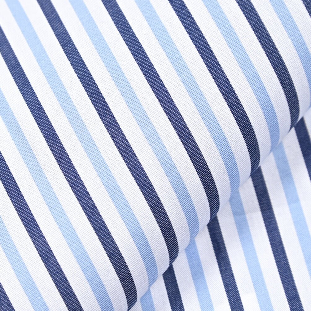 25 - 26AW ORIAN Vintage Classic コットン100% ホリゾンタルカラードレスシャツ｜431806-38｜GUARDAROBA MILANO OFFICIAL STORE