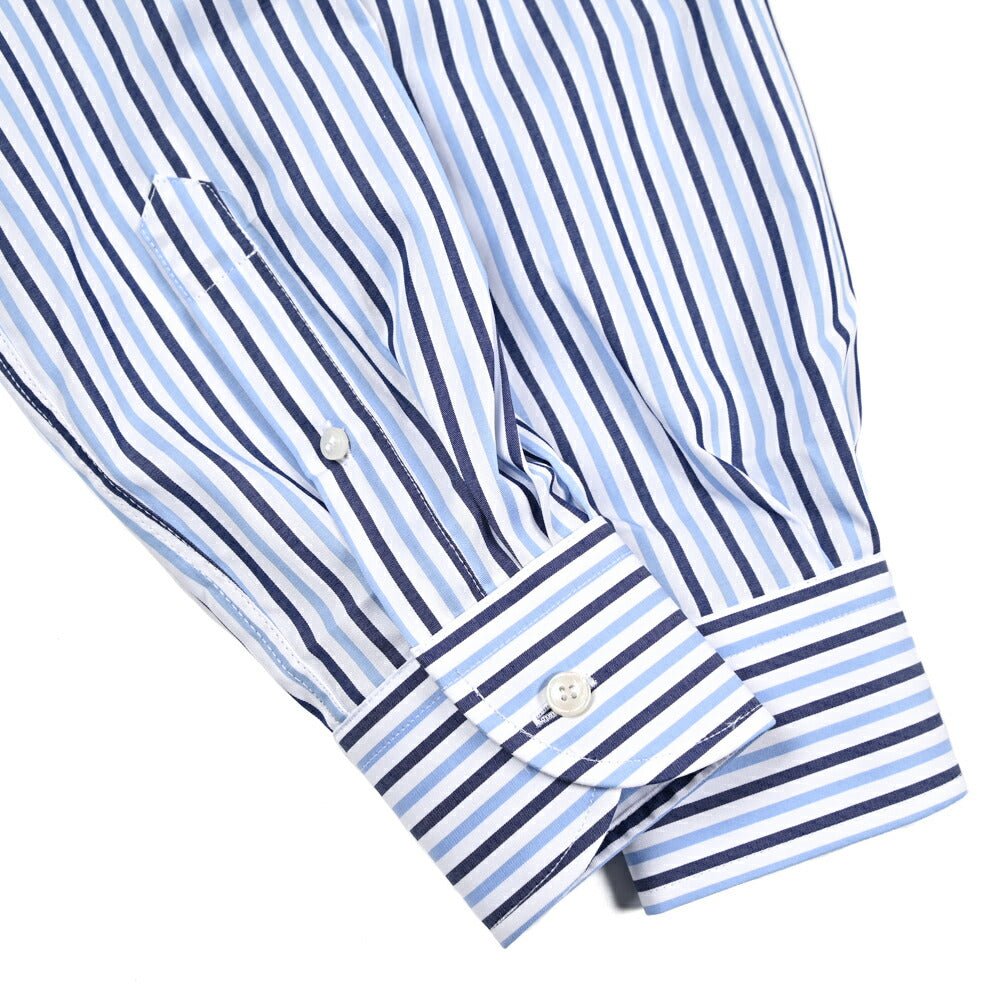 25 - 26AW ORIAN Vintage Classic コットン100% ホリゾンタルカラードレスシャツ｜431806-38｜GUARDAROBA MILANO OFFICIAL STORE