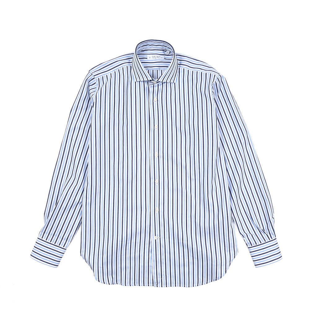25 - 26AW ORIAN Vintage Classic コットン100% ホリゾンタルカラードレスシャツ｜431806-38｜GUARDAROBA MILANO OFFICIAL STORE