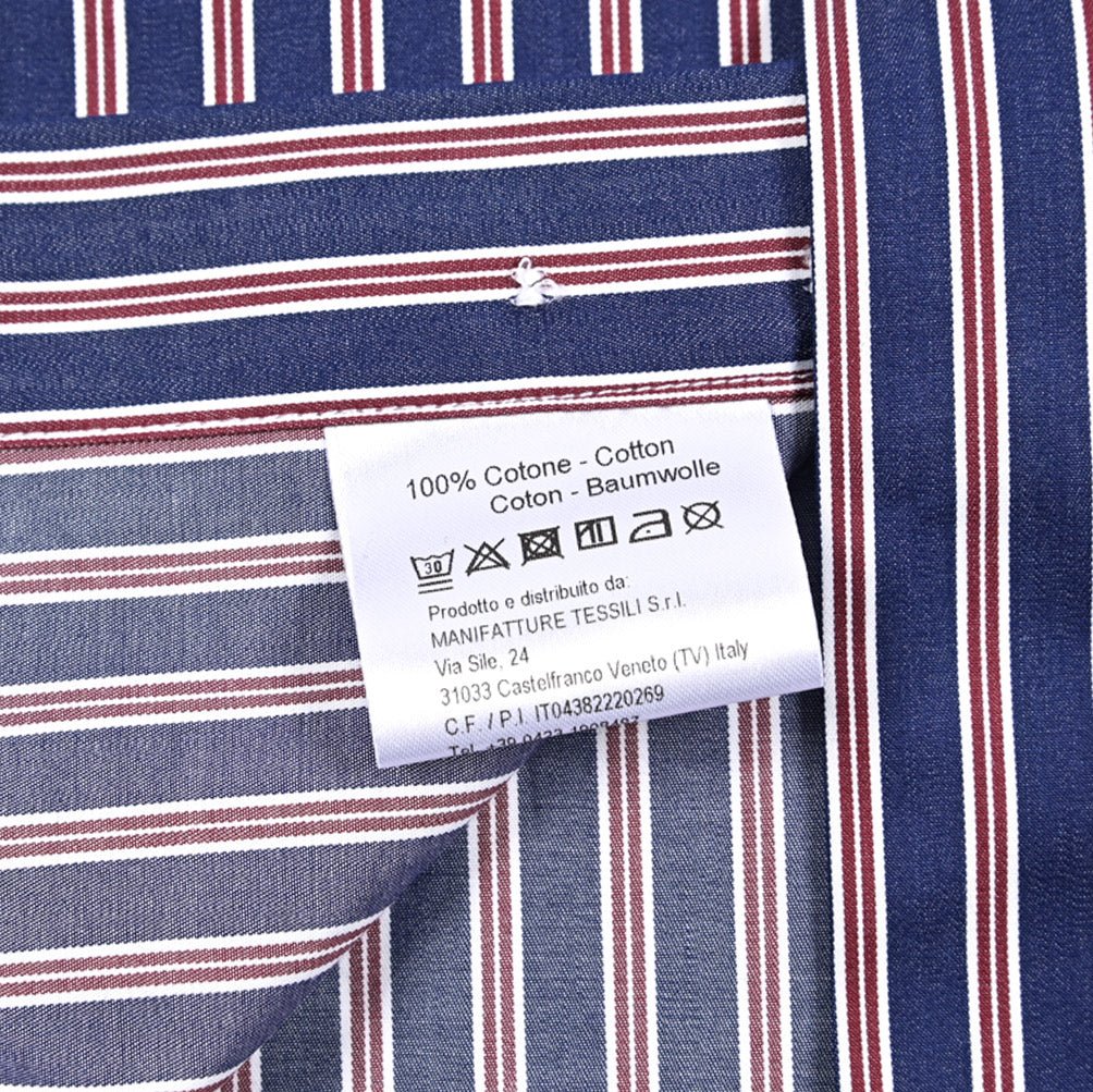 25 - 26AW ORIAN Vintage Classic コットン100% ホリゾンタルカラードレスシャツ｜431814-38｜GUARDAROBA MILANO OFFICIAL STORE