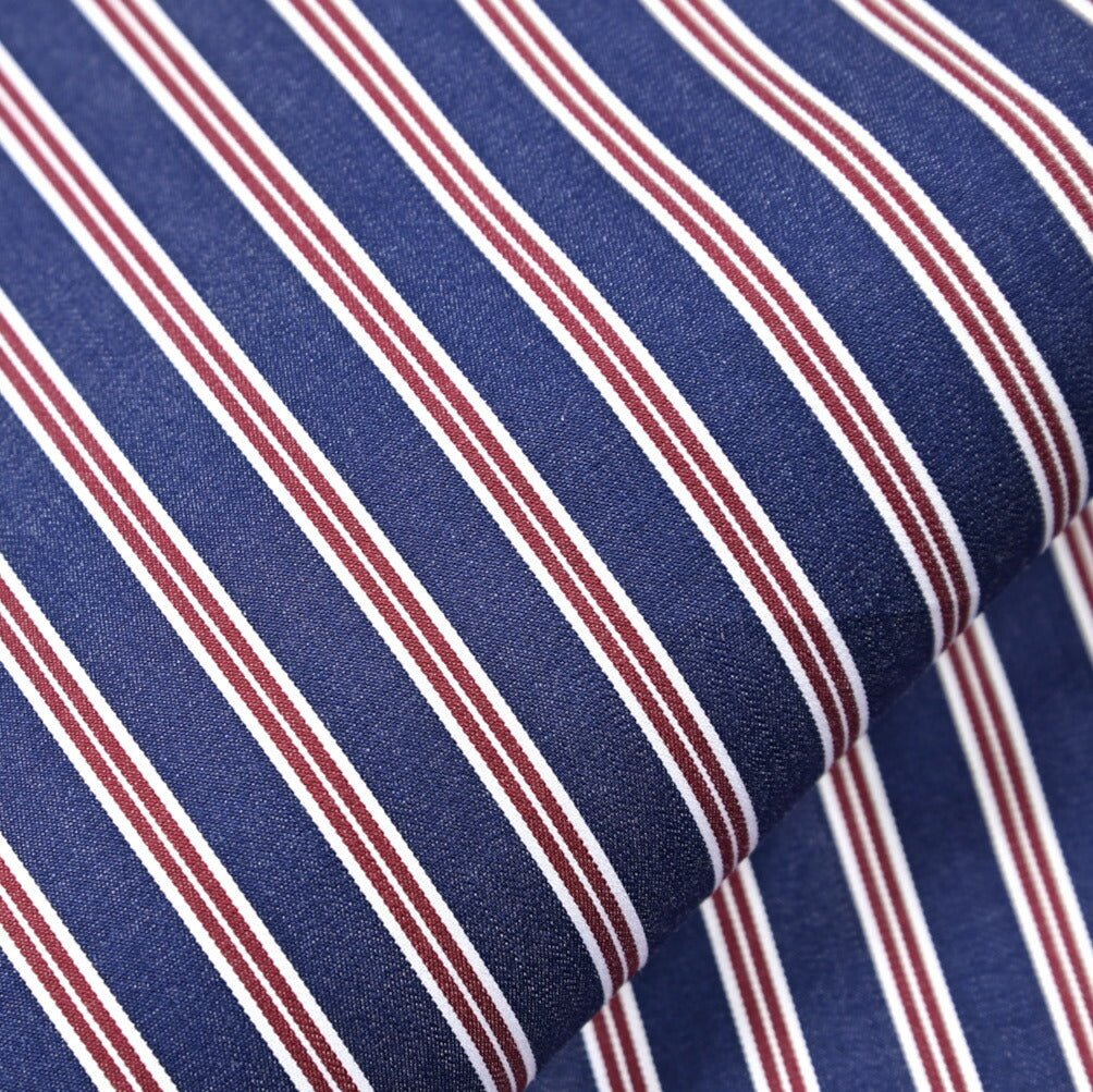 25 - 26AW ORIAN Vintage Classic コットン100% ホリゾンタルカラードレスシャツ｜431814-38｜GUARDAROBA MILANO OFFICIAL STORE