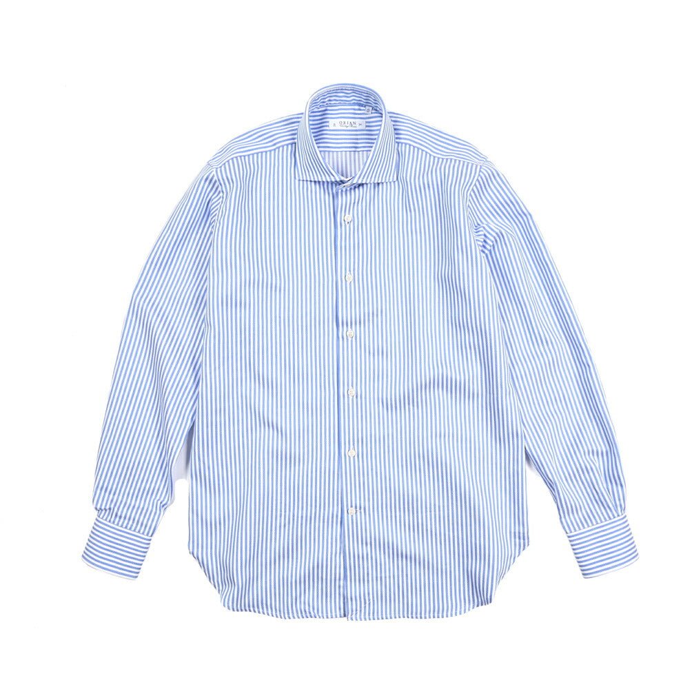 25 - 26AW ORIAN Vintage Classic コットン100% ホリゾンタルカラードレスシャツ｜431881-38｜GUARDAROBA MILANO OFFICIAL STORE