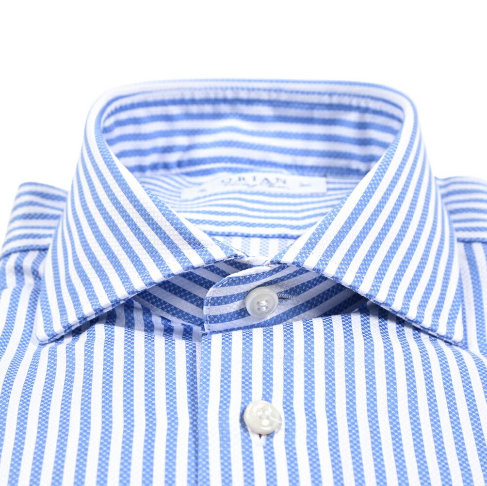 25 - 26AW ORIAN Vintage Classic コットン100% ホリゾンタルカラードレスシャツ｜431881-38｜GUARDAROBA MILANO OFFICIAL STORE