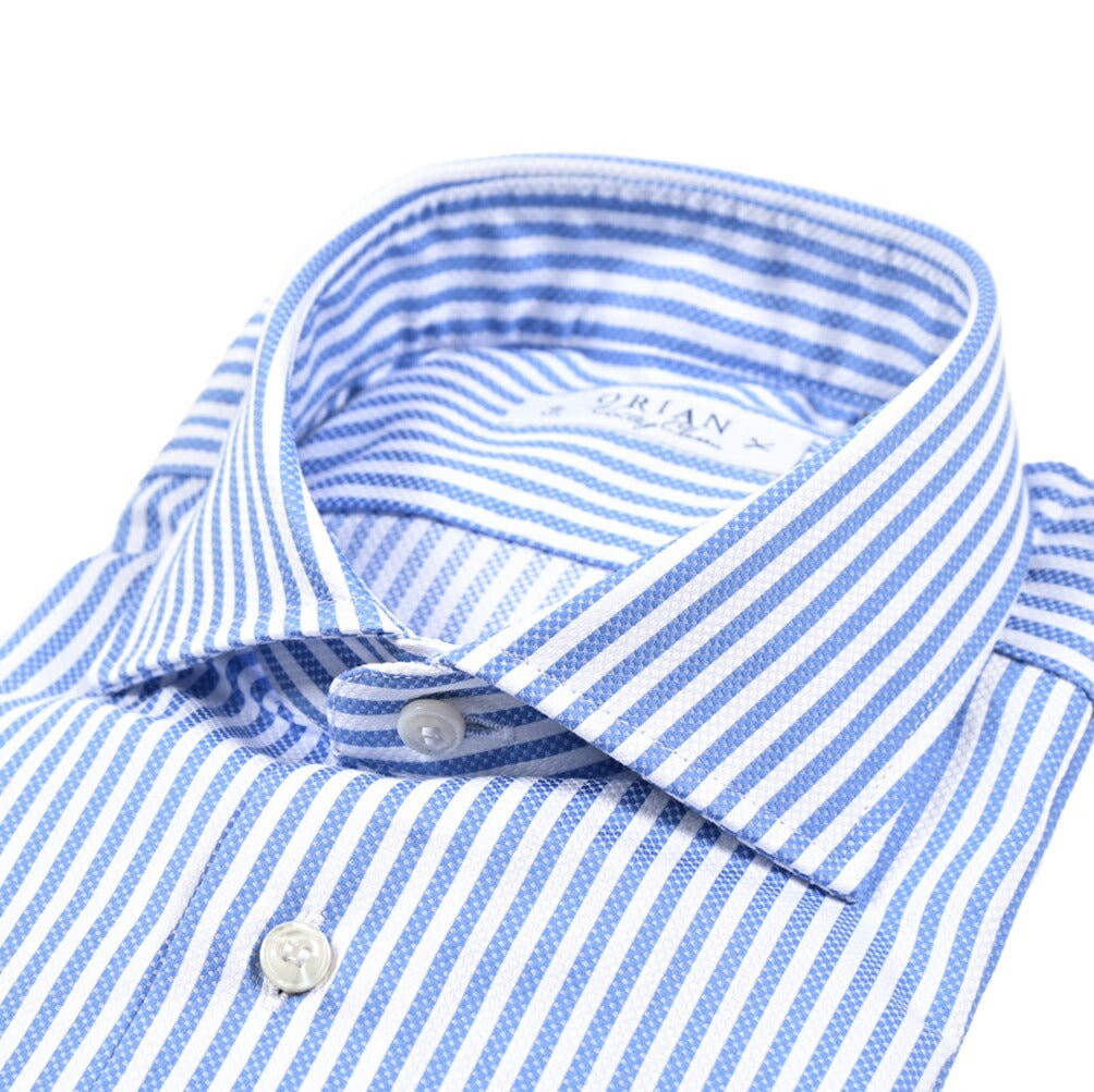 25 - 26AW ORIAN Vintage Classic コットン100% ホリゾンタルカラードレスシャツ｜431881-38｜GUARDAROBA MILANO OFFICIAL STORE