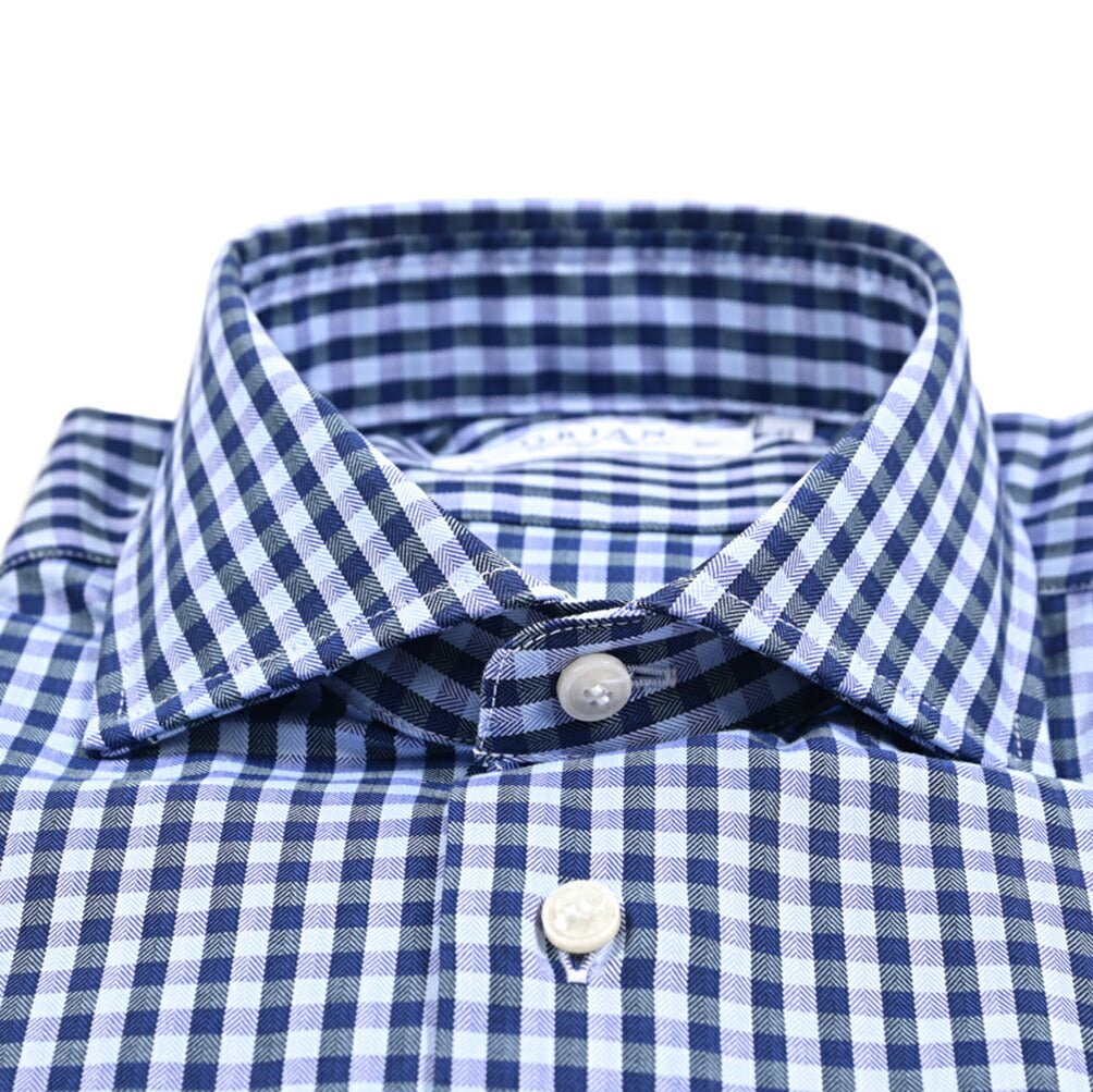 25 - 26AW ORIAN Vintage Classic コットン100% ホリゾンタルカラードレスシャツ｜431917-38｜GUARDAROBA MILANO OFFICIAL STORE