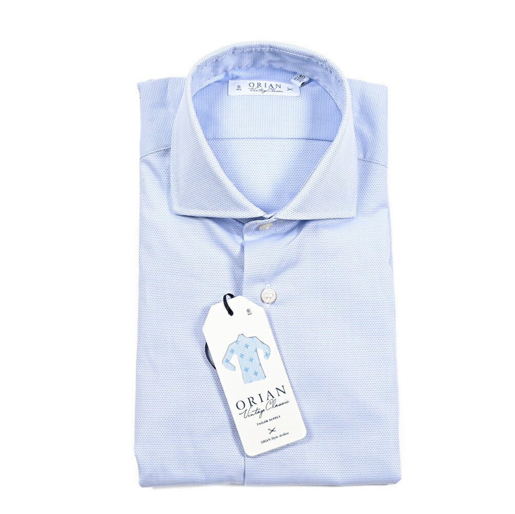 25 - 26AW ORIAN Vintage Classic コットン100% ホリゾンタルカラードレスシャツ｜431968-38｜GUARDAROBA MILANO OFFICIAL STORE