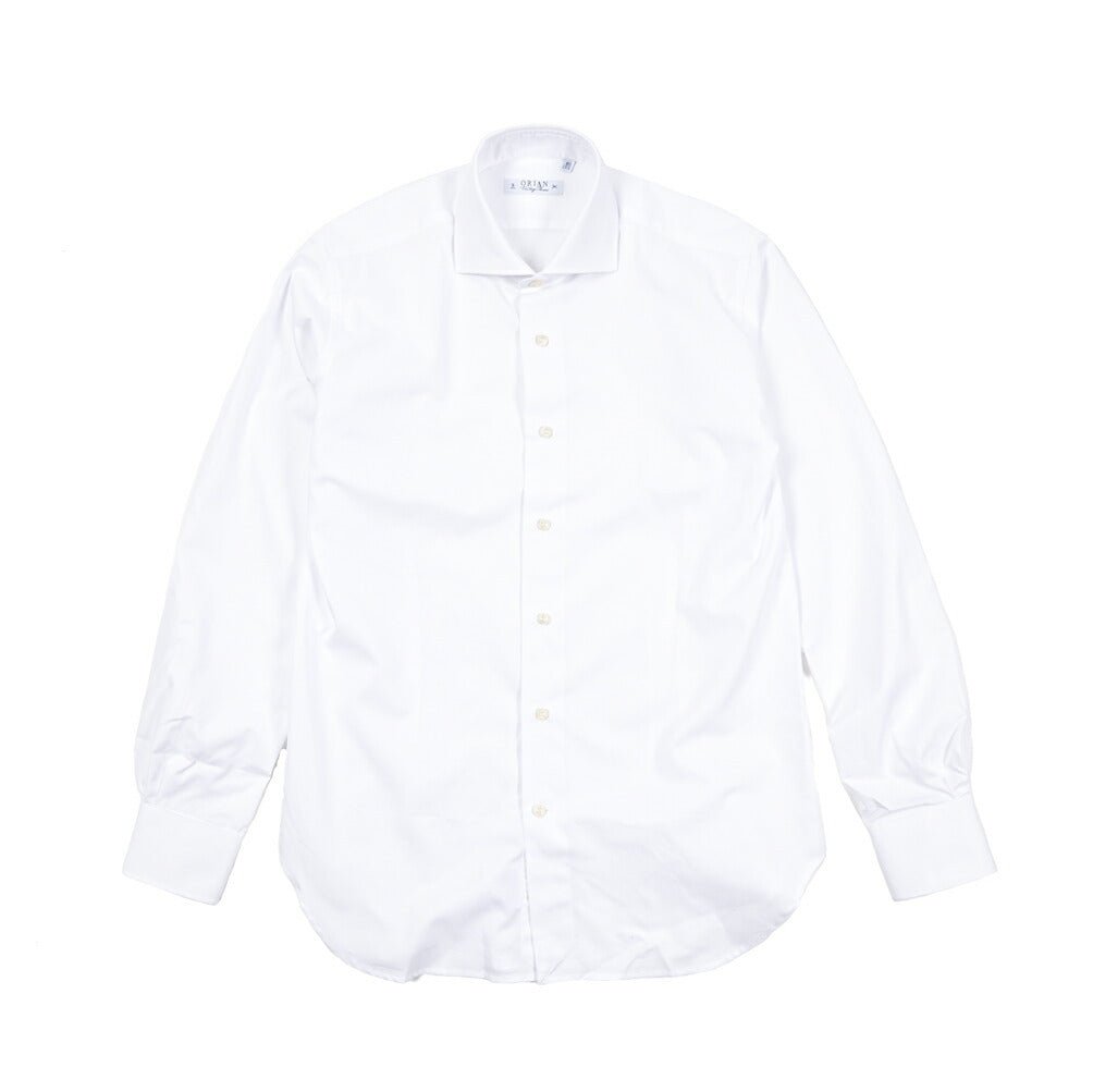 25 - 26AW ORIAN Vintage Classic コットン100% ホリゾンタルカラードレスシャツ｜432116-38｜GUARDAROBA MILANO OFFICIAL STORE