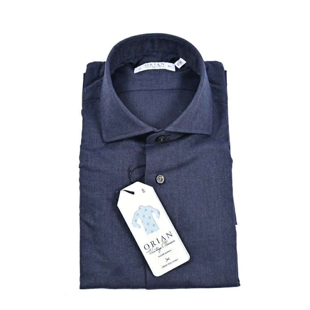 25 - 26AW ORIAN Vintage Classic コットン100% ホリゾンタルカラードレスシャツ｜432264-38｜GUARDAROBA MILANO OFFICIAL STORE