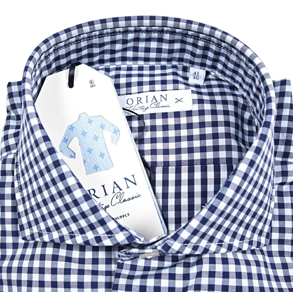 25 - 26AW ORIAN Vintage Classic コットン100% ホリゾンタルカラードレスシャツ｜432292-38｜GUARDAROBA MILANO OFFICIAL STORE