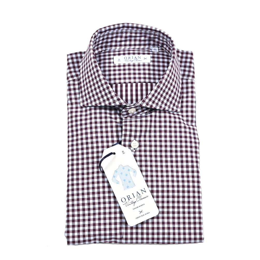 25 - 26AW ORIAN Vintage Classic コットン100% ホリゾンタルカラードレスシャツ｜432323-38｜GUARDAROBA MILANO OFFICIAL STORE