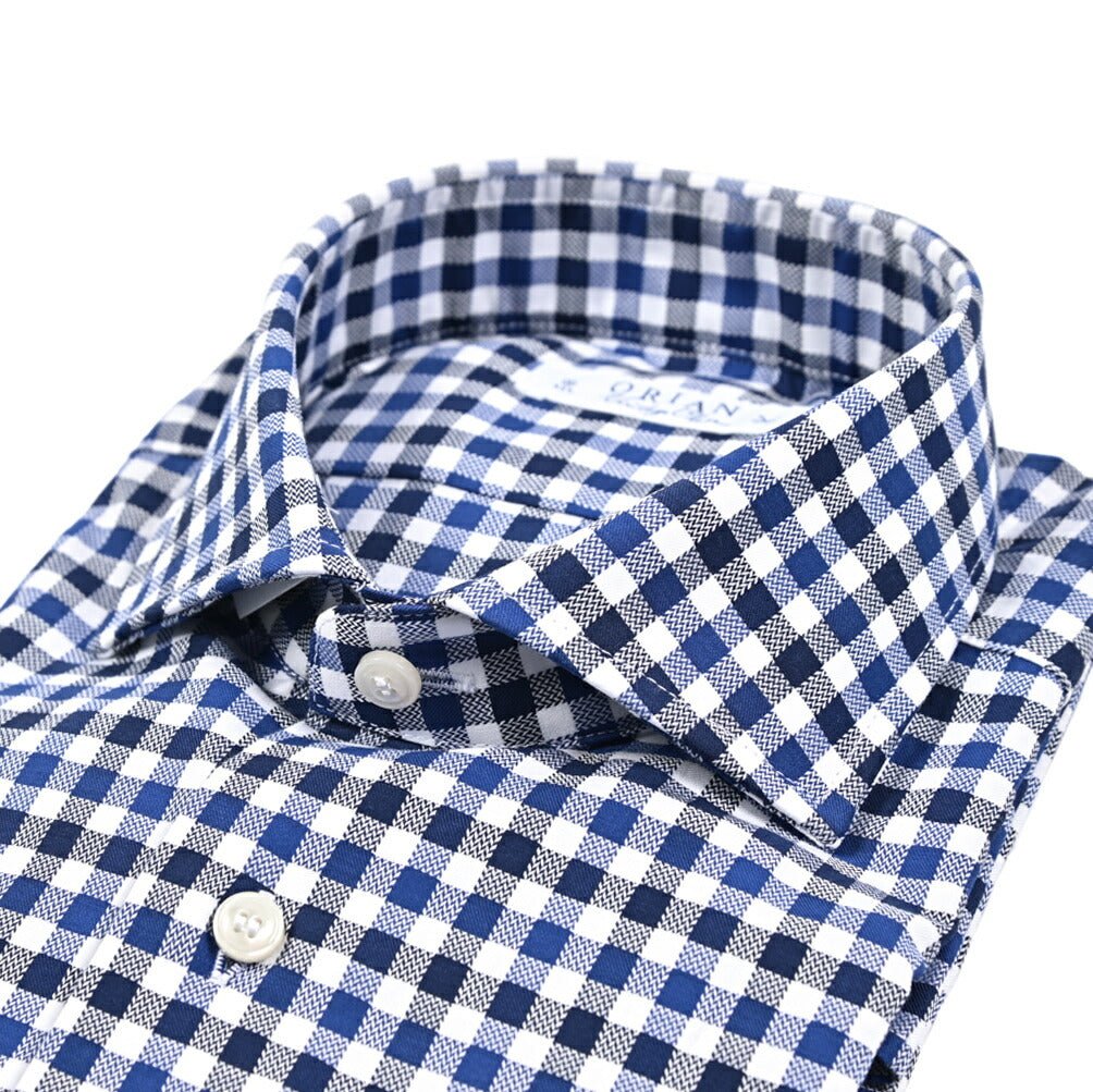 25 - 26AW ORIAN Vintage Classic コットン100% ホリゾンタルカラードレスシャツ｜432346-38｜GUARDAROBA MILANO OFFICIAL STORE