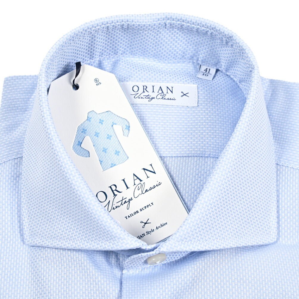25 - 26AW ORIAN Vintage Classic コットン100% ホリゾンタルカラードレスシャツ｜432389-38｜GUARDAROBA MILANO OFFICIAL STORE