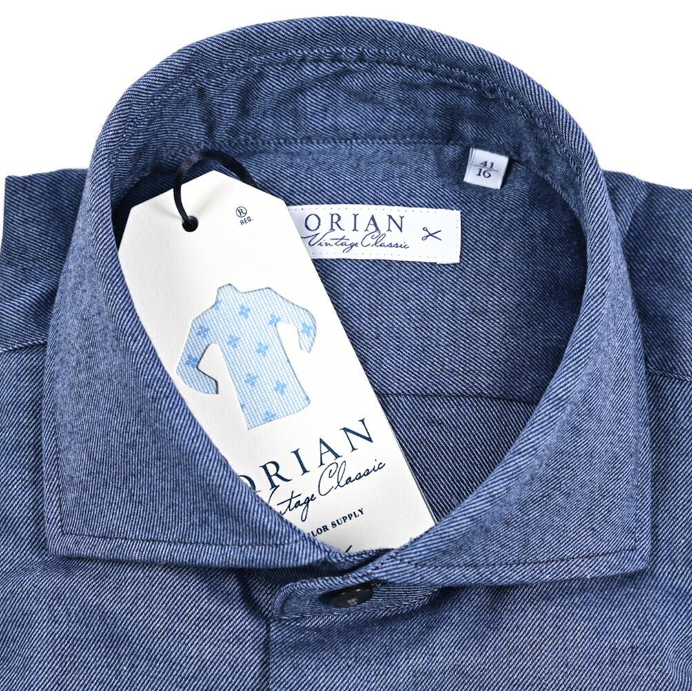 25 - 26AW ORIAN Vintage Classic コットン100% ホリゾンタルカラードレスシャツ｜432411-38｜GUARDAROBA MILANO OFFICIAL STORE