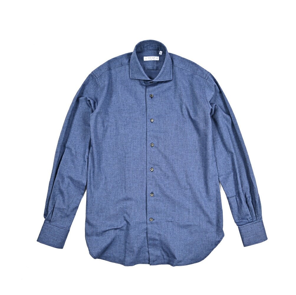 ORIAN オリアン シャンブレー ドレスシャツ L slimfit イタリア製 新春セール｜ORIAN オリアン / Vintage Classic コットン100