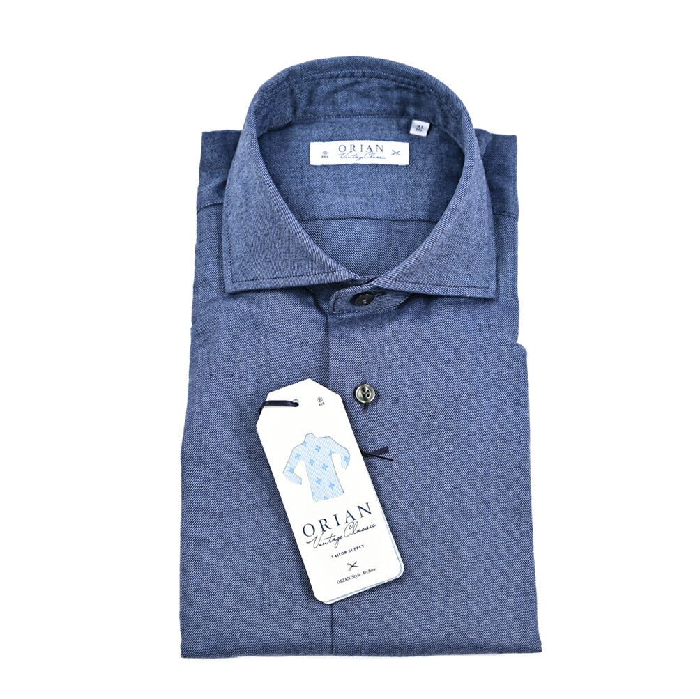 25 - 26AW ORIAN Vintage Classic コットン100% ホリゾンタルカラードレスシャツ｜432411-38｜GUARDAROBA MILANO OFFICIAL STORE