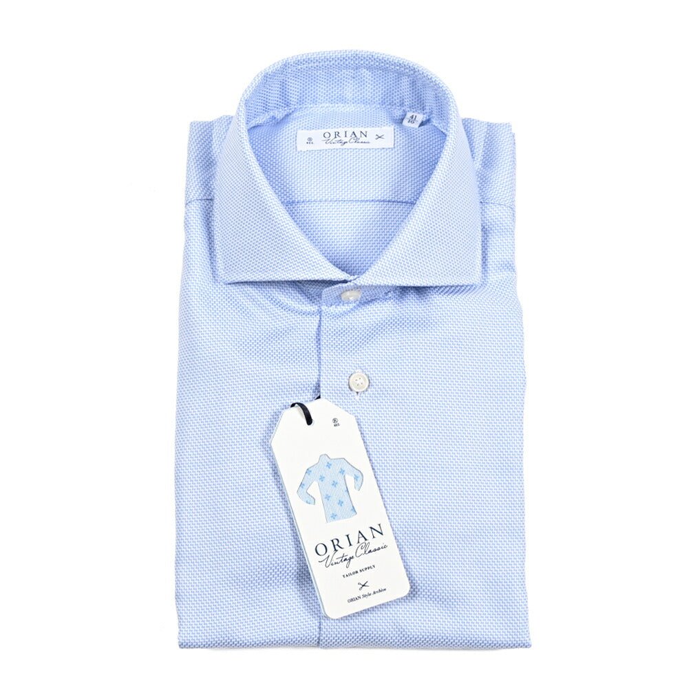 25 - 26AW ORIAN Vintage Classic コットン100% ホリゾンタルカラードレスシャツ｜432436-38｜GUARDAROBA MILANO OFFICIAL STORE