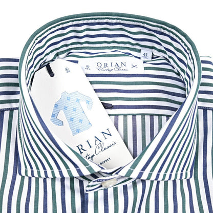 25 - 26AW ORIAN Vintage Classic コットン100% ホリゾンタルカラードレスシャツ｜432471-38｜GUARDAROBA MILANO OFFICIAL STORE