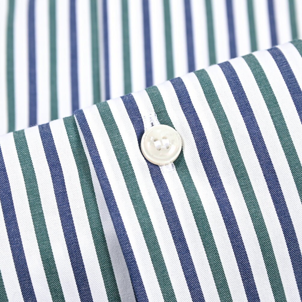 25 - 26AW ORIAN Vintage Classic コットン100% ホリゾンタルカラードレスシャツ｜432471-38｜GUARDAROBA MILANO OFFICIAL STORE