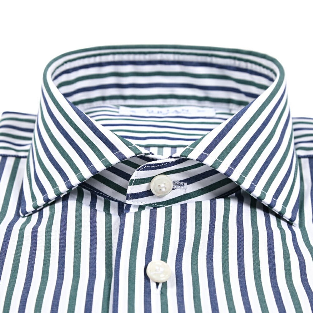 25 - 26AW ORIAN Vintage Classic コットン100% ホリゾンタルカラードレスシャツ｜432471-38｜GUARDAROBA MILANO OFFICIAL STORE