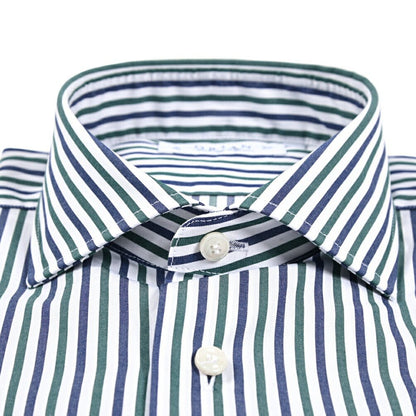 25 - 26AW ORIAN Vintage Classic コットン100% ホリゾンタルカラードレスシャツ｜432471-38｜GUARDAROBA MILANO OFFICIAL STORE