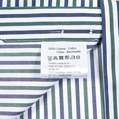 25 - 26AW ORIAN Vintage Classic コットン100% ホリゾンタルカラードレスシャツ｜432471-38｜GUARDAROBA MILANO OFFICIAL STORE