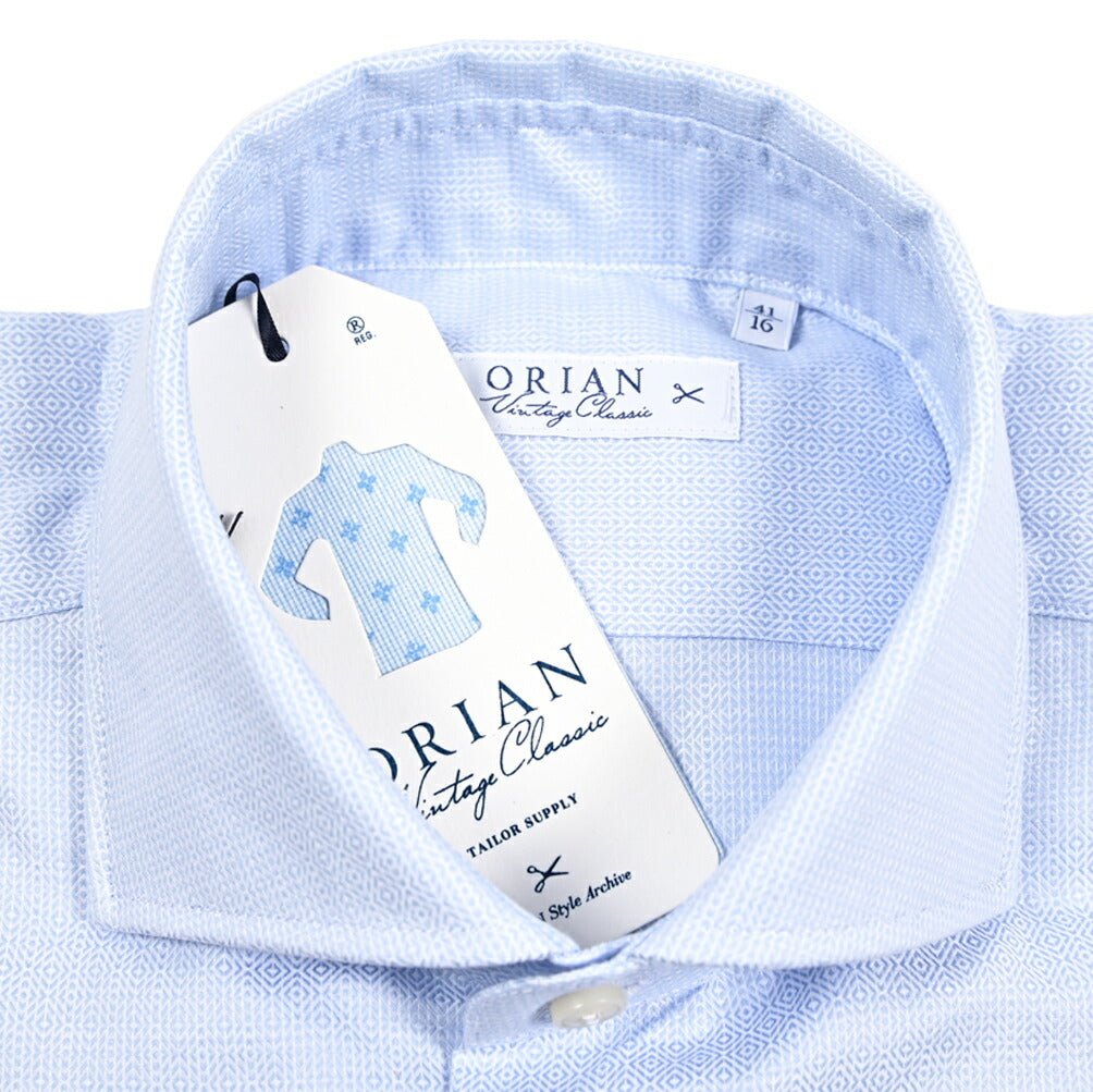 25 - 26AW ORIAN Vintage Classic コットン100% ホリゾンタルカラードレスシャツ｜432491-38｜GUARDAROBA MILANO OFFICIAL STORE