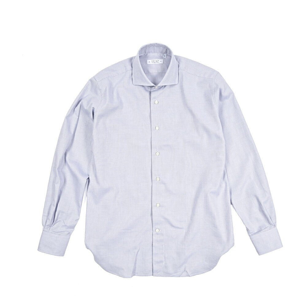 25 - 26AW ORIAN Vintage Classic コットン100% ホリゾンタルカラードレスシャツ｜432519-38｜GUARDAROBA MILANO OFFICIAL STORE