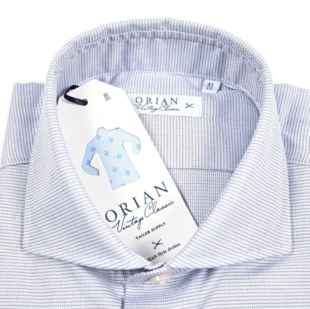 25 - 26AW ORIAN Vintage Classic コットン100% ホリゾンタルカラードレスシャツ｜432519-38｜GUARDAROBA MILANO OFFICIAL STORE