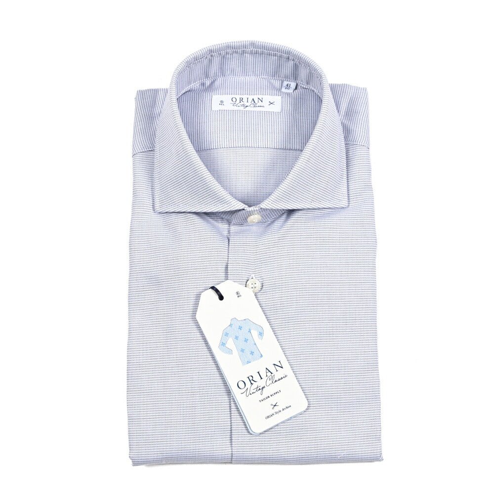 25 - 26AW ORIAN Vintage Classic コットン100% ホリゾンタルカラードレスシャツ｜432519-38｜GUARDAROBA MILANO OFFICIAL STORE