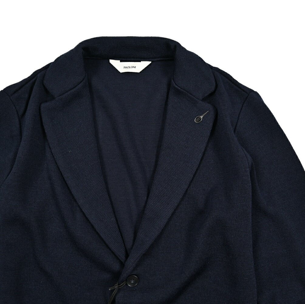 SALE｜PAOLONI パオローニ / ヴァージンウール 2Bシングルニット