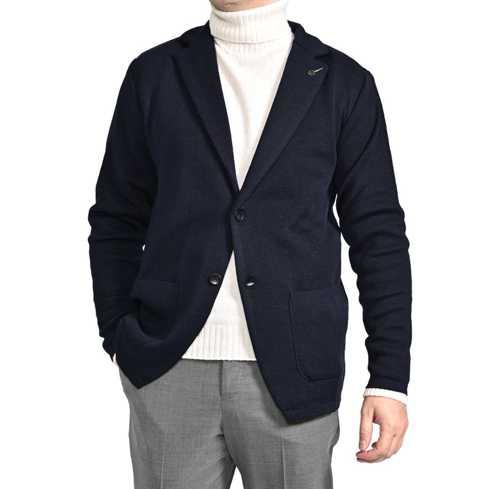 SALE｜PAOLONI パオローニ / ヴァージンウール 2Bシングルニット