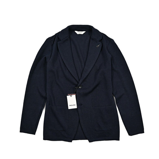 25 - 26AW PAOLONI ヴァージンウール 2Bシングルニットジャケット｜427402-44｜GUARDAROBA MILANO OFFICIAL STORE
