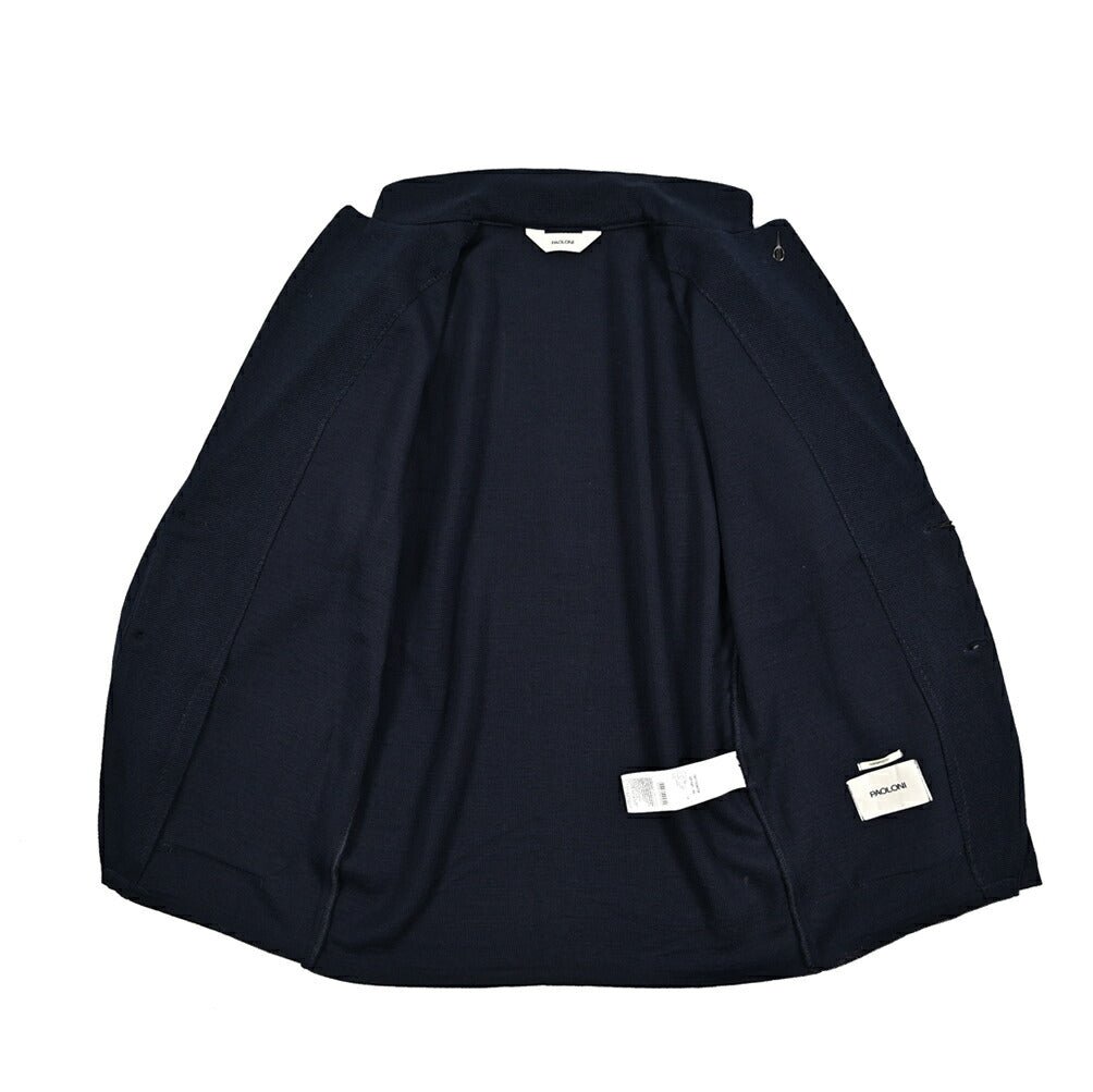 SALE｜PAOLONI パオローニ / ヴァージンウール 2Bシングルニット