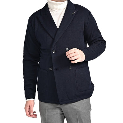 25 - 26AW PAOLONI ヴァージンウール 4Bダブルニットジャケット｜427388-44｜GUARDAROBA MILANO OFFICIAL STORE