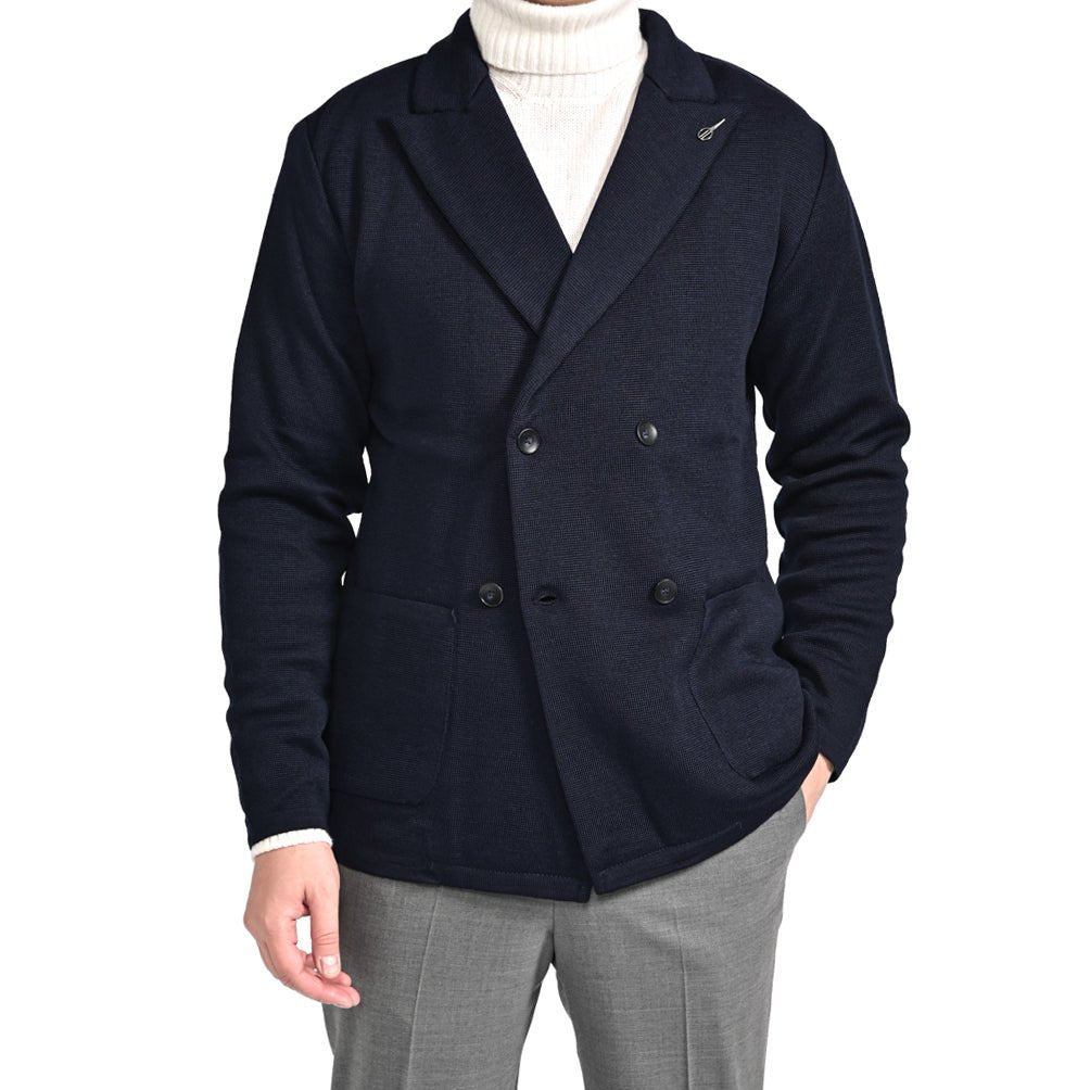 SALE｜PAOLONI パオローニ / ヴァージンウール 4Bダブルニット