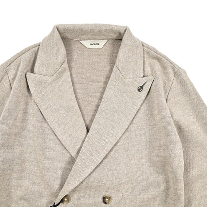 25 - 26AW PAOLONI ヴァージンウール 4Bダブルニットジャケット｜427417-44｜GUARDAROBA MILANO OFFICIAL STORE