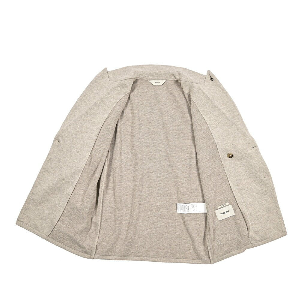 25 - 26AW PAOLONI ヴァージンウール 4Bダブルニットジャケット｜427417-44｜GUARDAROBA MILANO OFFICIAL STORE