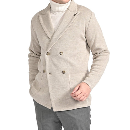 25 - 26AW PAOLONI ヴァージンウール 4Bダブルニットジャケット｜427417-44｜GUARDAROBA MILANO OFFICIAL STORE