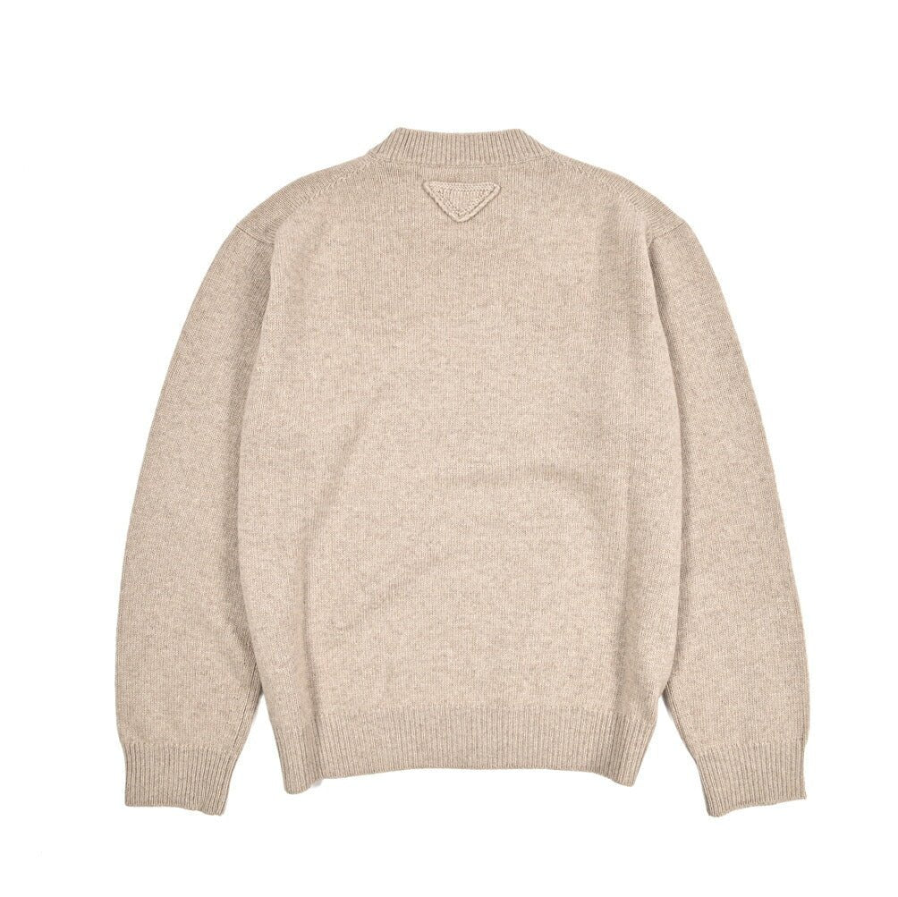 25 - 26AW PRADA GIROCOLLO カシミヤ ニットセーター クルーネック ミドルゲージ 長袖 カシミヤ100%｜435344-46｜GUARDAROBA MILANO OFFICIAL STORE