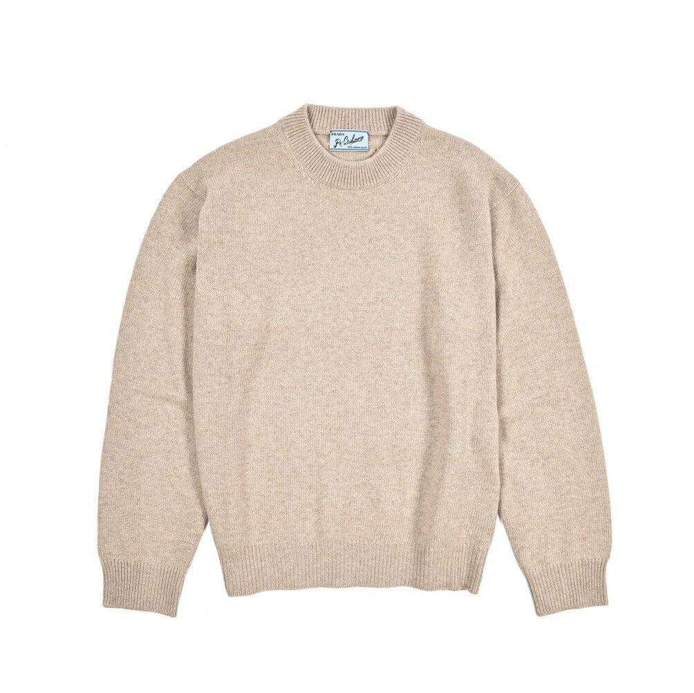 25 - 26AW PRADA GIROCOLLO カシミヤ ニットセーター クルーネック ミドルゲージ 長袖 カシミヤ100%｜435344-46｜GUARDAROBA MILANO OFFICIAL STORE
