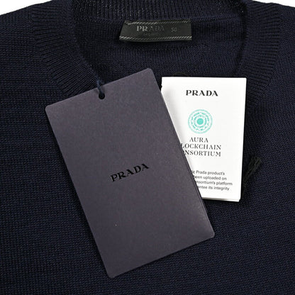 25 - 26AW PRADA GIROCOLLO ニットセーター クルーネック ミドルゲージ 長袖 ヴァージンウール｜435348-46｜GUARDAROBA MILANO OFFICIAL STORE