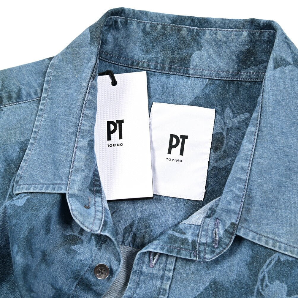 25 - 26AW PT TORINO コットン100%デニムシャツ｜430632｜GUARDAROBA MILANO OFFICIAL STORE