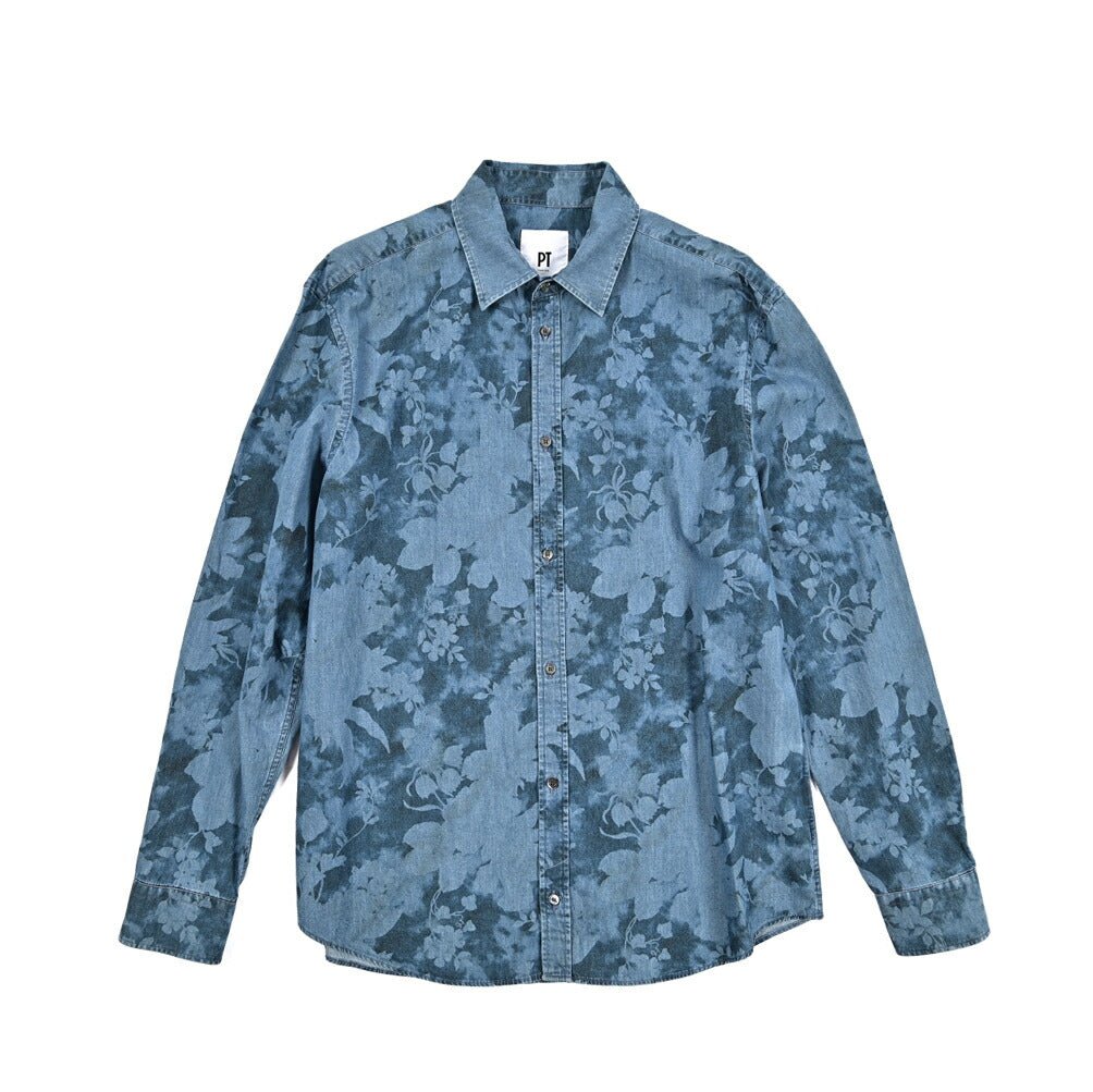 25 - 26AW PT TORINO コットン100%デニムシャツ｜430632｜GUARDAROBA MILANO OFFICIAL STORE