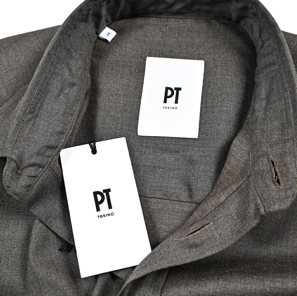 25 - 26AW PT TORINO レーヨン混ウール ストレッチシャツ｜426245 - 46｜GUARDAROBA MILANO OFFICIAL STORE