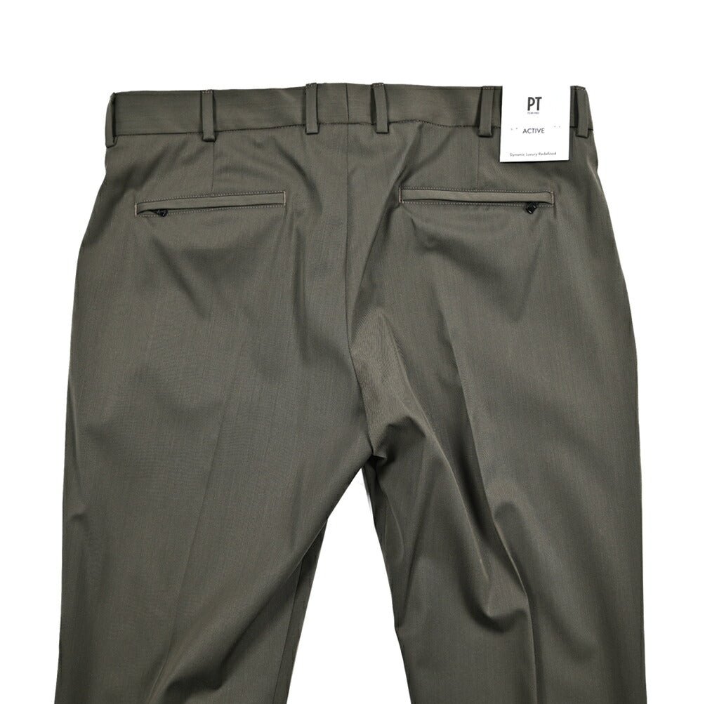 25 - 26AW PT TORINO Active EPSILON ストレッチウール ノータックパンツ｜430876-50｜GUARDAROBA MILANO OFFICIAL STORE