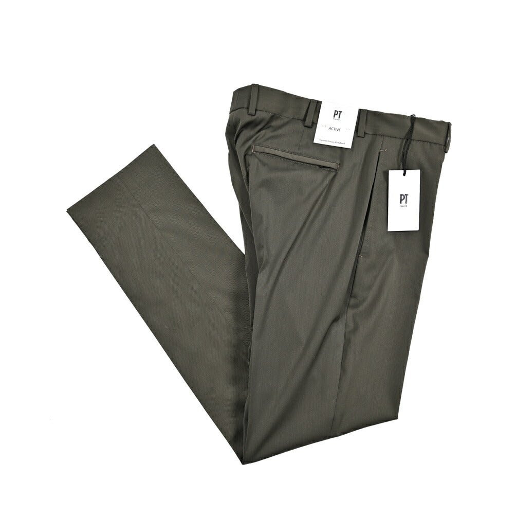 25 - 26AW PT TORINO Active EPSILON ストレッチウール ノータックパンツ｜430876-50｜GUARDAROBA MILANO OFFICIAL STORE