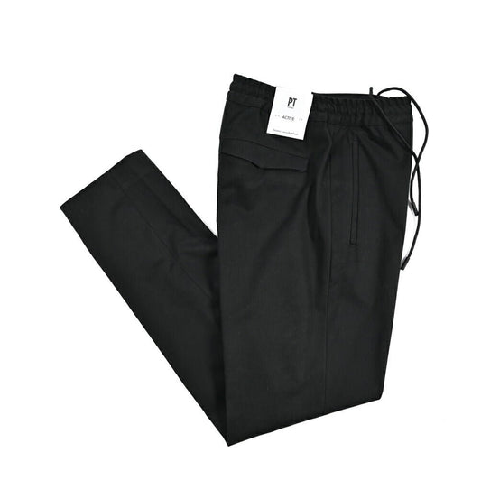 25 - 26AW PT TORINO Active OMEGA モダール混コットン ドローコード付きストレッチパンツ｜430832-48｜GUARDAROBA MILANO OFFICIAL STORE