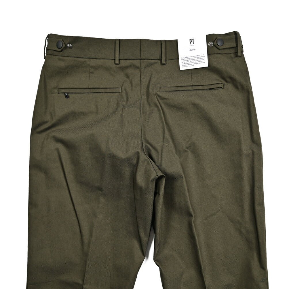 25 - 26AW PT TORINO Active "SIGMA" ストレッチコットン ノータックパンツ｜430820-46｜GUARDAROBA MILANO OFFICIAL STORE